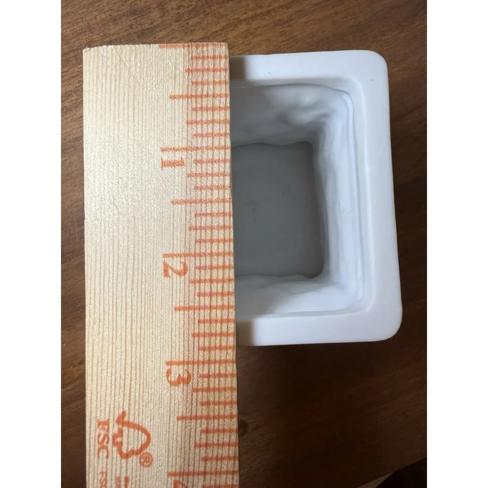 Thomas Kinkade Painter Of Light Country Cottages Votive Square Candle Holder 3